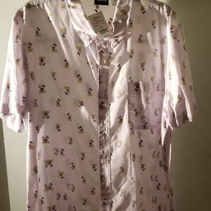 Mickey mouse button up shirt